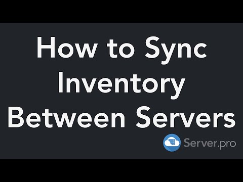 How to Link Inventory Items Between Servers - Minecraft Java