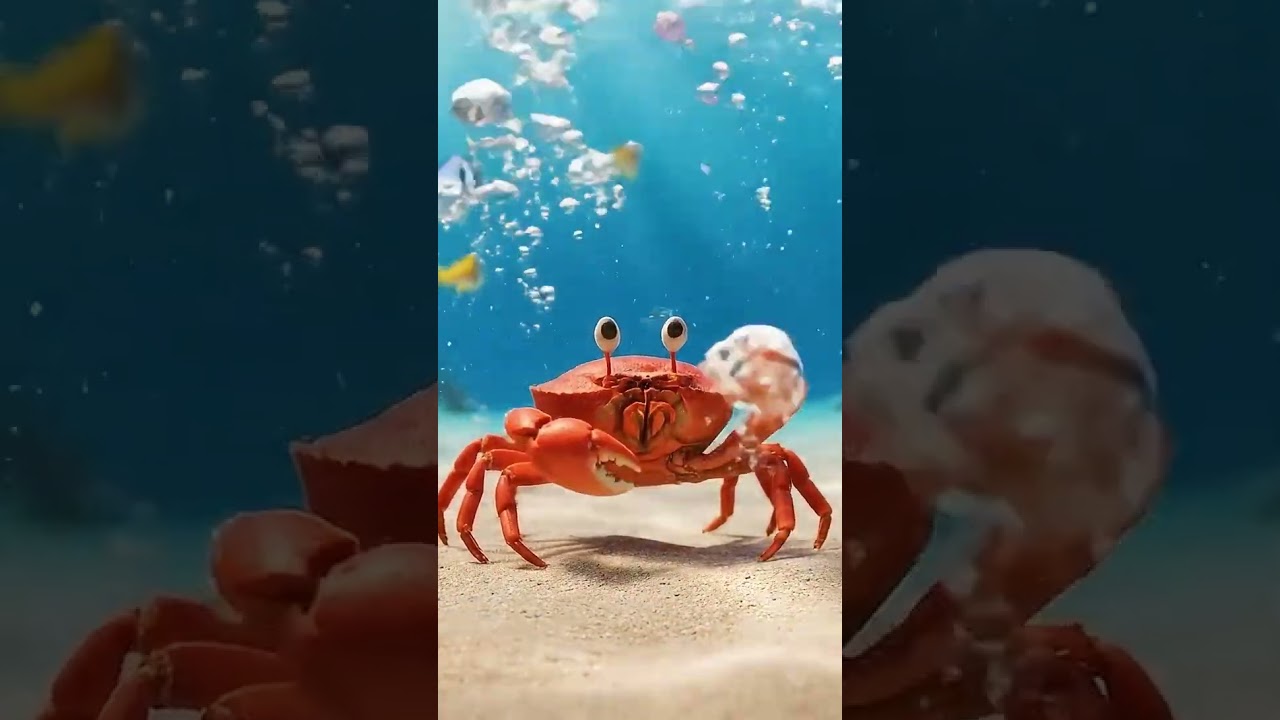 Crabby Bubble Pop Dance: Underwater Fun Groove!