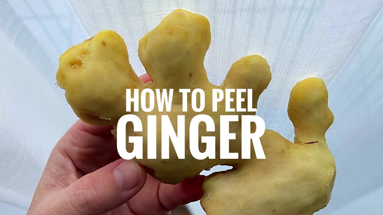 How to Peel Ginger the Easy Way YouTube player