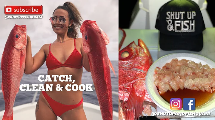 Guam Fishing for Onaga + Sashimi Catch Clean Cook {Shut up & FISH Guam}
