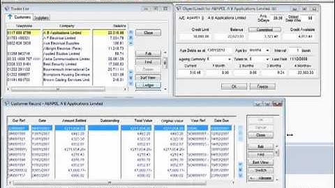Simplified credit control with Exchequer