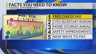 KRQE Newsfeed: Universal child care, CYFD secretary resignation, More storms, Road safety, Gas compa