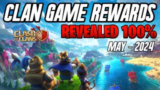 MAY 2024 Special Clan Game Rewards 🤩! | 22-28 MAY Clan Games Rewards REVEALED.