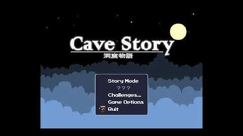 Playing Cave Story+ during Christmas (Battle against The Core)