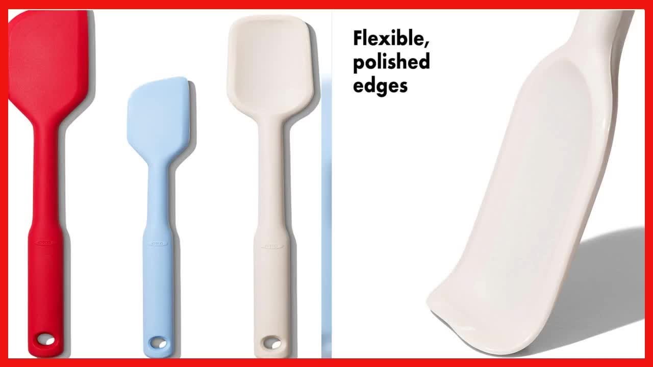 OXO Good Grips 3 Piece Silicone Spatula Set