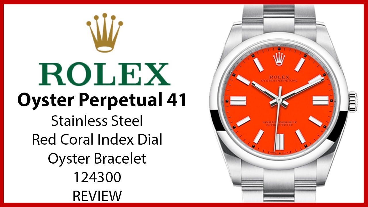 Rolex Oyster Perpetual 41 Stainless Steel - Green Index Dial - Oyster Bracelet (Ref#124300)