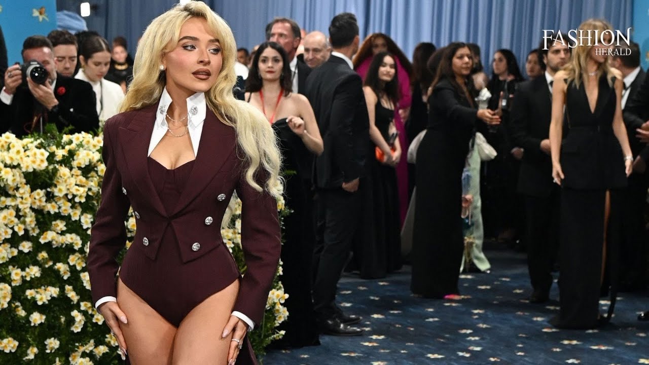 Sabrina Carpenter at The Met Gala 2025 In a Stunning Look | Red