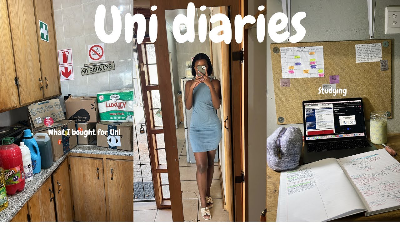 Uni diaries| Back to Uni haul| groceries, toiletries| study with me| Amazon order