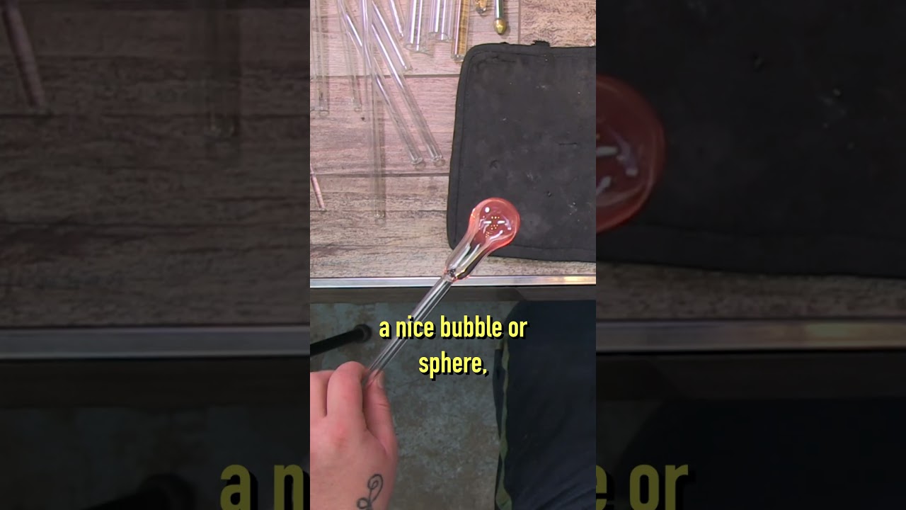 How to do a FLAME CUT! Glass Blowing for Beginners