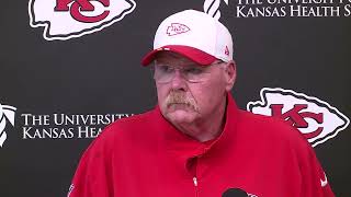 'Guys are working hard': Chiefs' Andy Reid on players during OTAs