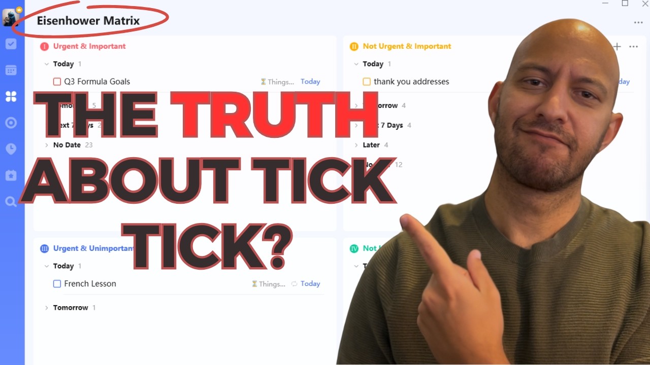 Я пользовался TickTick целый год – вот шокирующая правда.