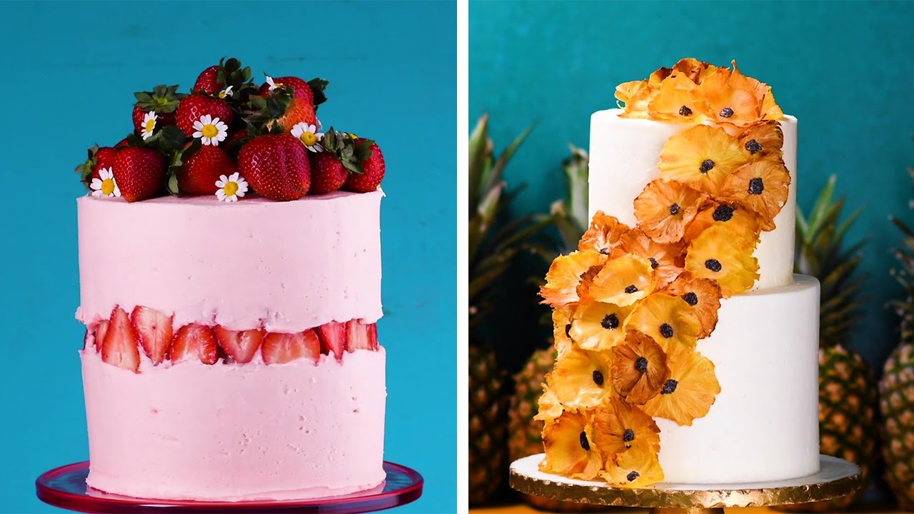 These 9 Cakes Are Some Fruity Cuties! Cake Decorating Hacks by So Yummy