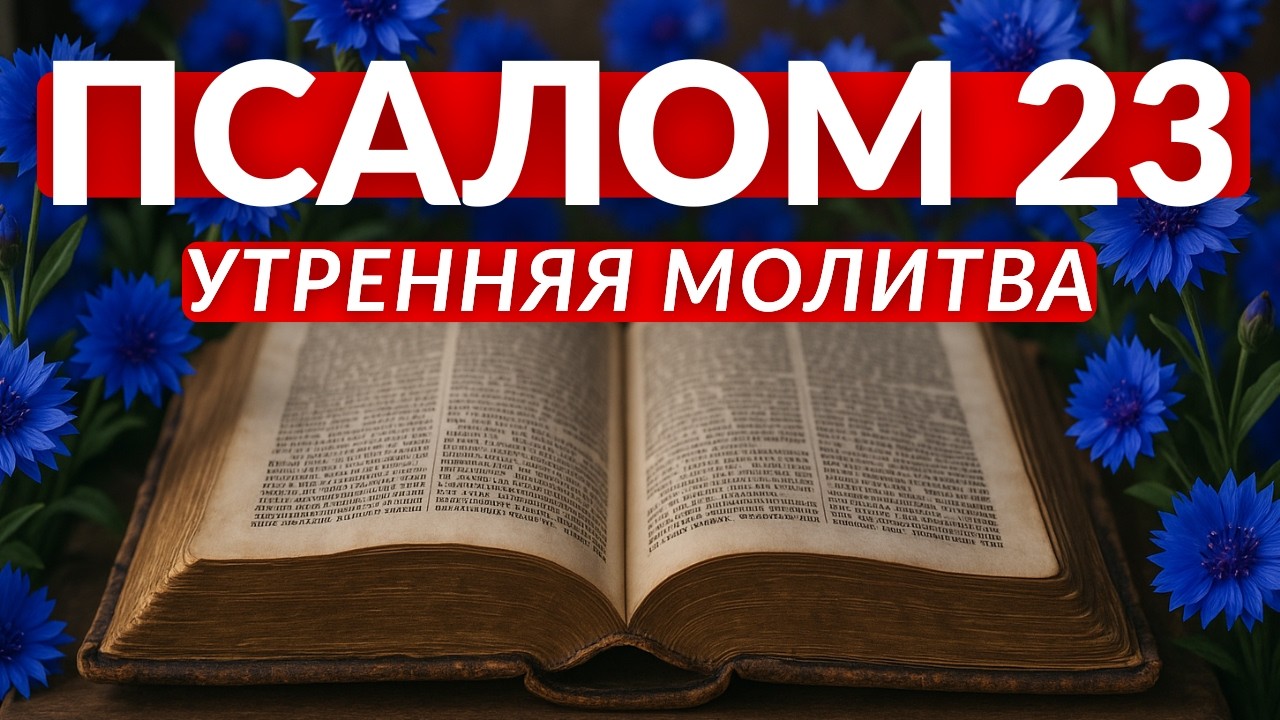 ПСАЛОМ 23 | Утренняя молитва которая ИЗМЕНИТ ВАШ ДЕНЬ | Царь Славы входит в вашу жизнь
