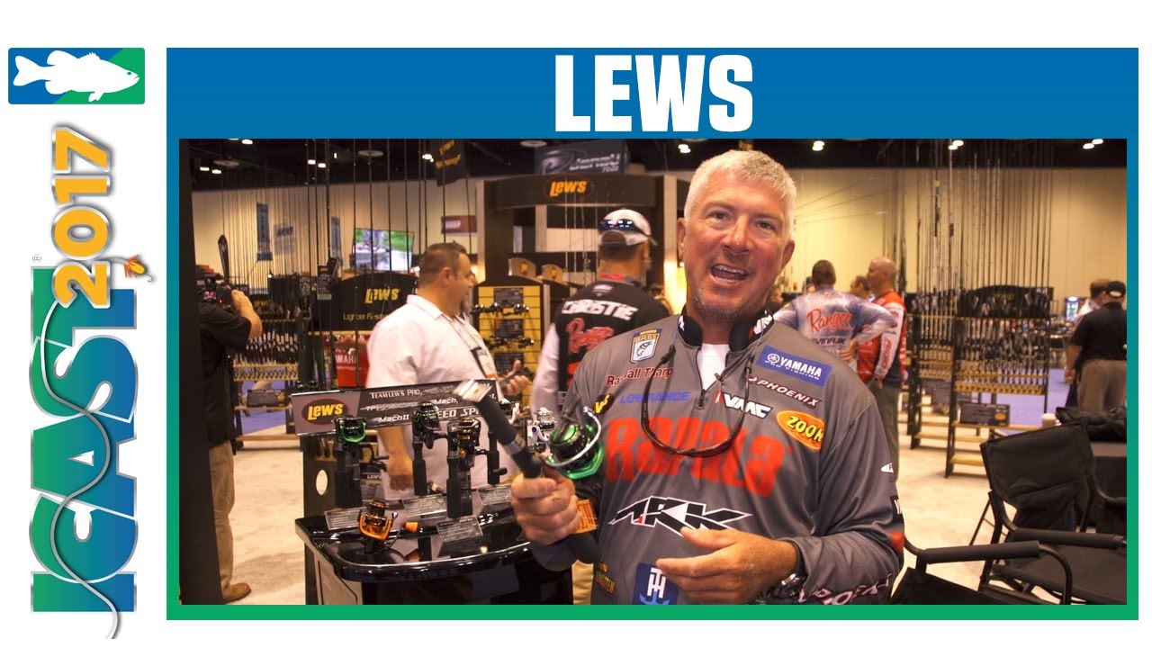 Lew's Mach Speed Spin Spinning Reels with Randall Tharp | ICAST 2017