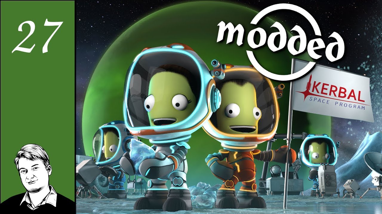 From Minmus to Kerbin's North Pole // Let's Play Kerbal Space Program ...