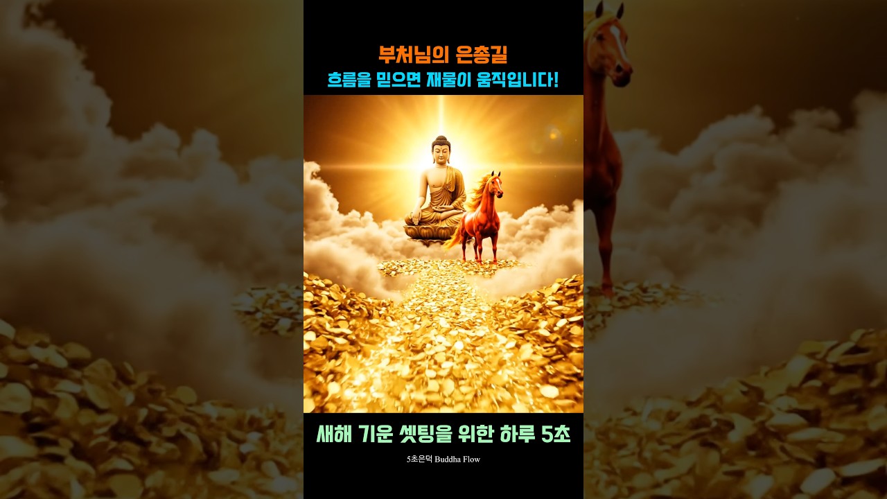 흐름을 믿으면 재물이 움직입니다. — Trust the flow wealth moves