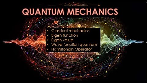 INTRODUCTION TO QUANTUM MECHANICS II EIGEN VALUE AND EIGEN FUNCTION II