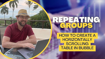 Bubble - How to create a horizontally scrolling table