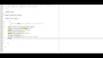 prog#1 Java input using scanner class Netbeans