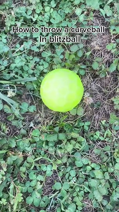 How To Throw A Curveball With A Blitzball How to throw a curveball in blitzball(: - YouTube