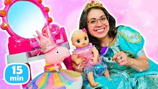 El joyero de Peppa. Vídeos de juguetes para bebés. La muñeca bebé Alive