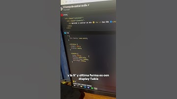 5 formas de centrar elementos en CSS #shorts #css #frontend #html #webdesign