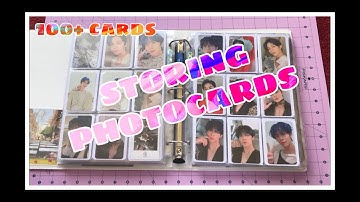 Storing Kpop Photocards #2 | 100+ Cards (Mainly Ateez and AB6IX) | No Talking