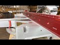 Mitersaw Set up - Flattening the Miter Table