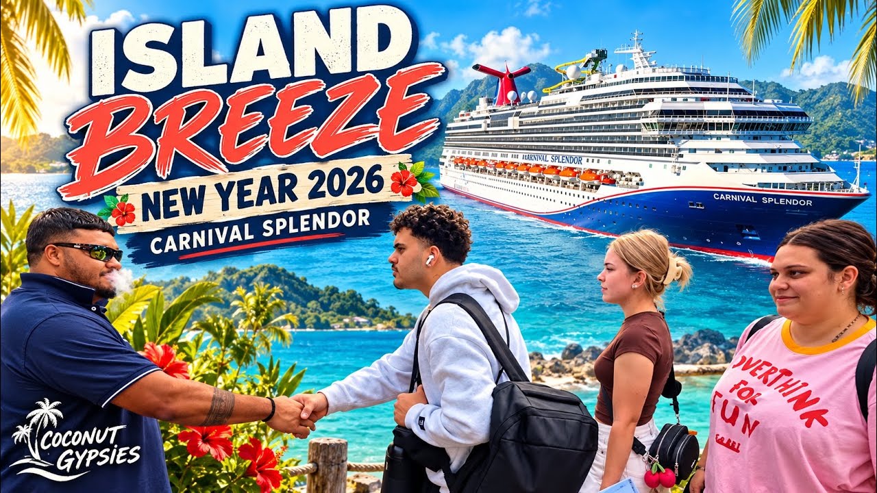 Island Breeze 🌴 New Year 2026 Aboard Carnival Splendor | Coconut Gypsies