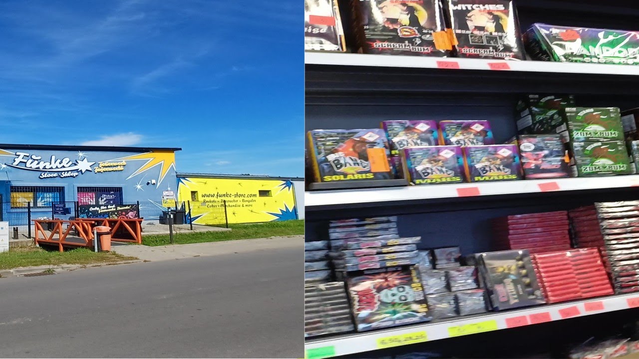 Feuerwerkseinkaufstour in Słubice (Polen) im Funke Store und Polenmarkt! Inklusive zündeltour