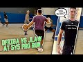 Mic'd Up Against JLaw & Pros At Private 5v5 Run In LA!