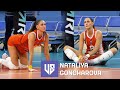 Nataliya goncharova  beautiful volleyball girl  warming up 2