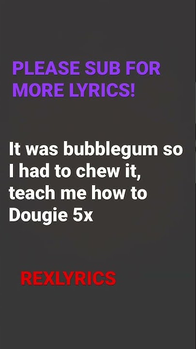 Teach Me How To Dougie Clean Lyrics Teach me how to dougie- Lyrics - YouTube