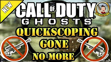 Call Of Duty Ghosts - No More Quickscoping And Snipers Buffed Information