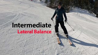 Intermediate Parallel skiing with Kelly, Lateral Balance