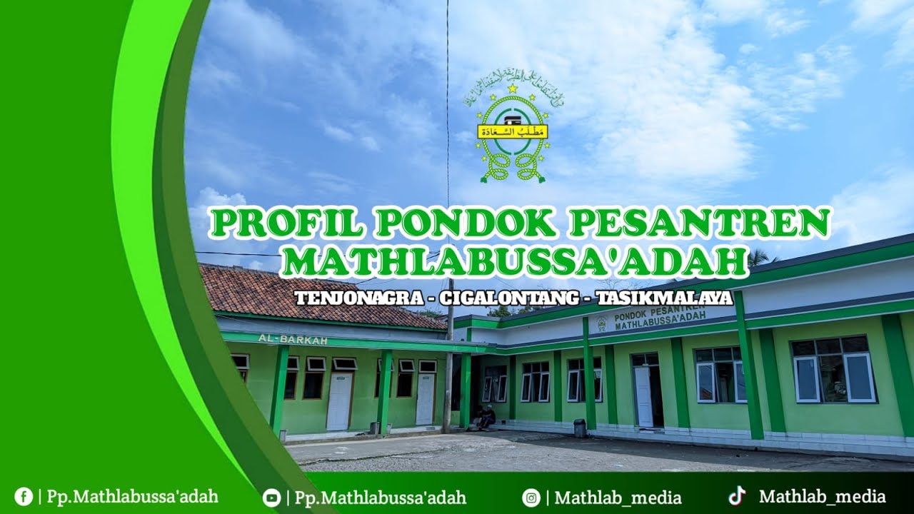 PROFIL PONDOK PESANTREN MATHLABUSSA'ADAH, TENJONAGARA CIGALONTANG TASIKMALAYA.