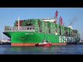 EVERGREEN | EVER ACE | First call at the Port of Hamburg 2021