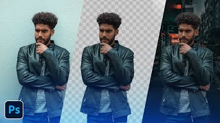 photoshop tutorial for beginners - how to remove and change background in photoshop - fast and easy