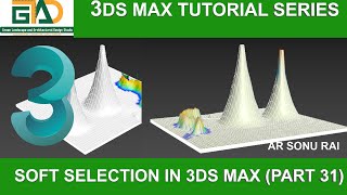 Soft Selection in 3ds max II Edit Polygon II 3ds Max full Tutorial series screenshot 1