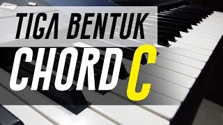 3 Bentuk Chord C | Belajar Piano Keyboard