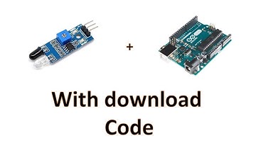 How to control IR sensor using arduino with(download code)