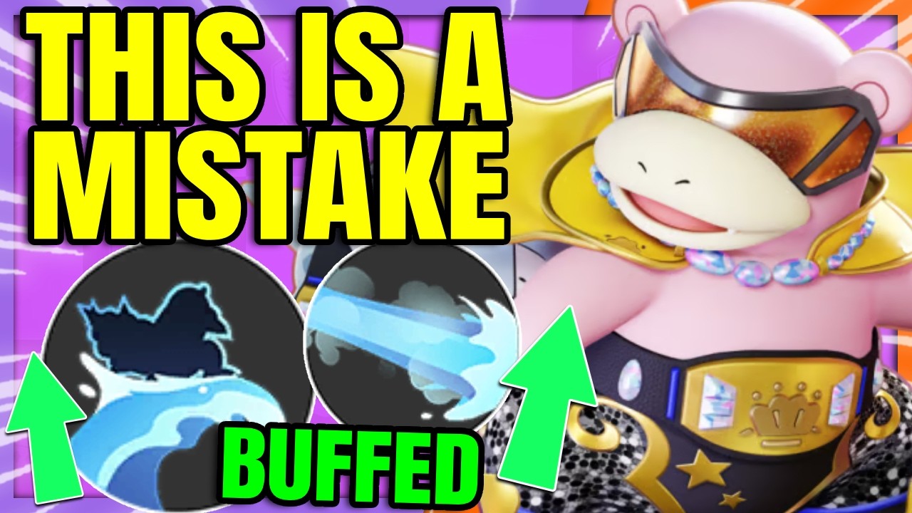 BUFFING both SURF and SCALD and DEFENSES on SLOWBRO is Crazy | Pokemon Unite