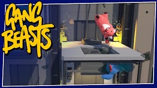 Gang Beasts - - Elevator Breakdown