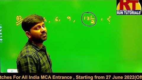 #cuet2022|PGQP-26|#testSERIES|NUMBER SERIES|#nimcet2023|MCA ENTRANCE |#varanasi RUN Tutorials
