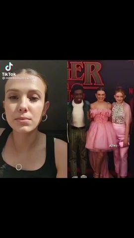 Millie Bobby Brown #reaction Tiktok | Stranger things #shorts