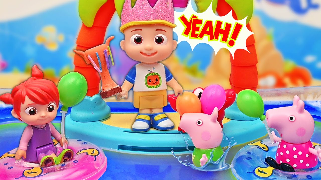 Cocomelon Friend: JJ won the swimming competition | Pretend Play with ...