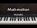 Mati-matian - Mahalini | Piano Karaoke by Andre Panggabean