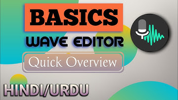 Wave Editor | Basic Tutorial | Hindi/Urdu | Random Monu