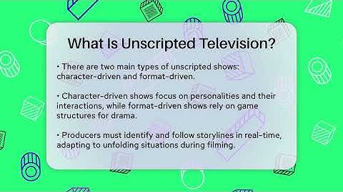 What Is Unscripted Television? | The Reality Radar