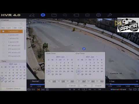 سحب مقطع فديو الي الفلاشة من DVR HIKVISION